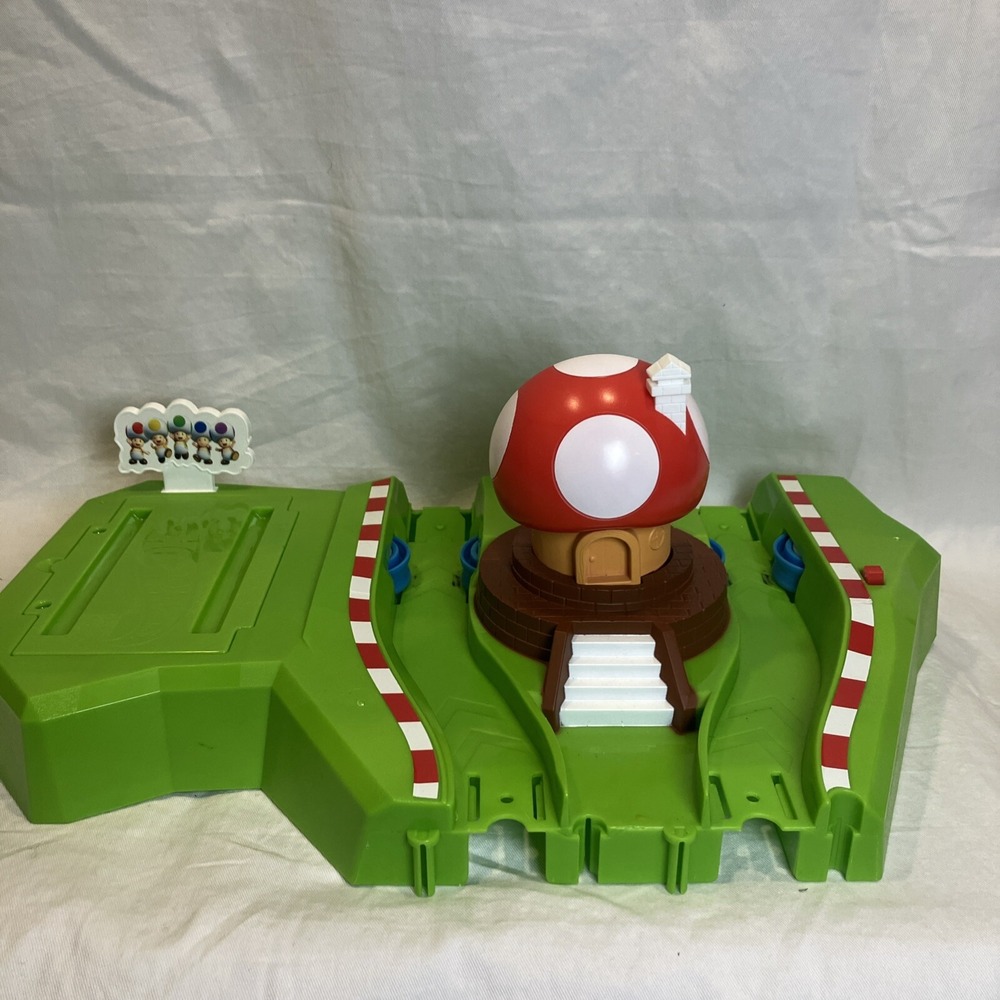 Hot Wheels Mario Kart‎ Circuit Track Part Launcher Toad Mushroom Replacement